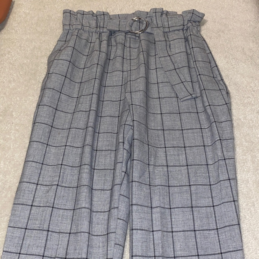 Dynamite Plaid Women's Pantsuit with Belt